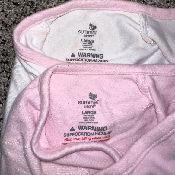 2 Summer infant swaddles - Picture 2 of 2